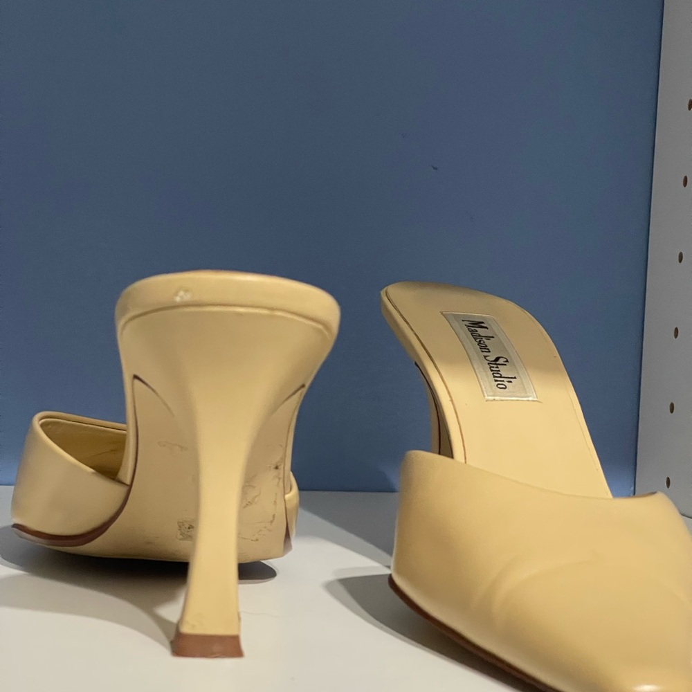 Madison Studio Tan Mules for Women